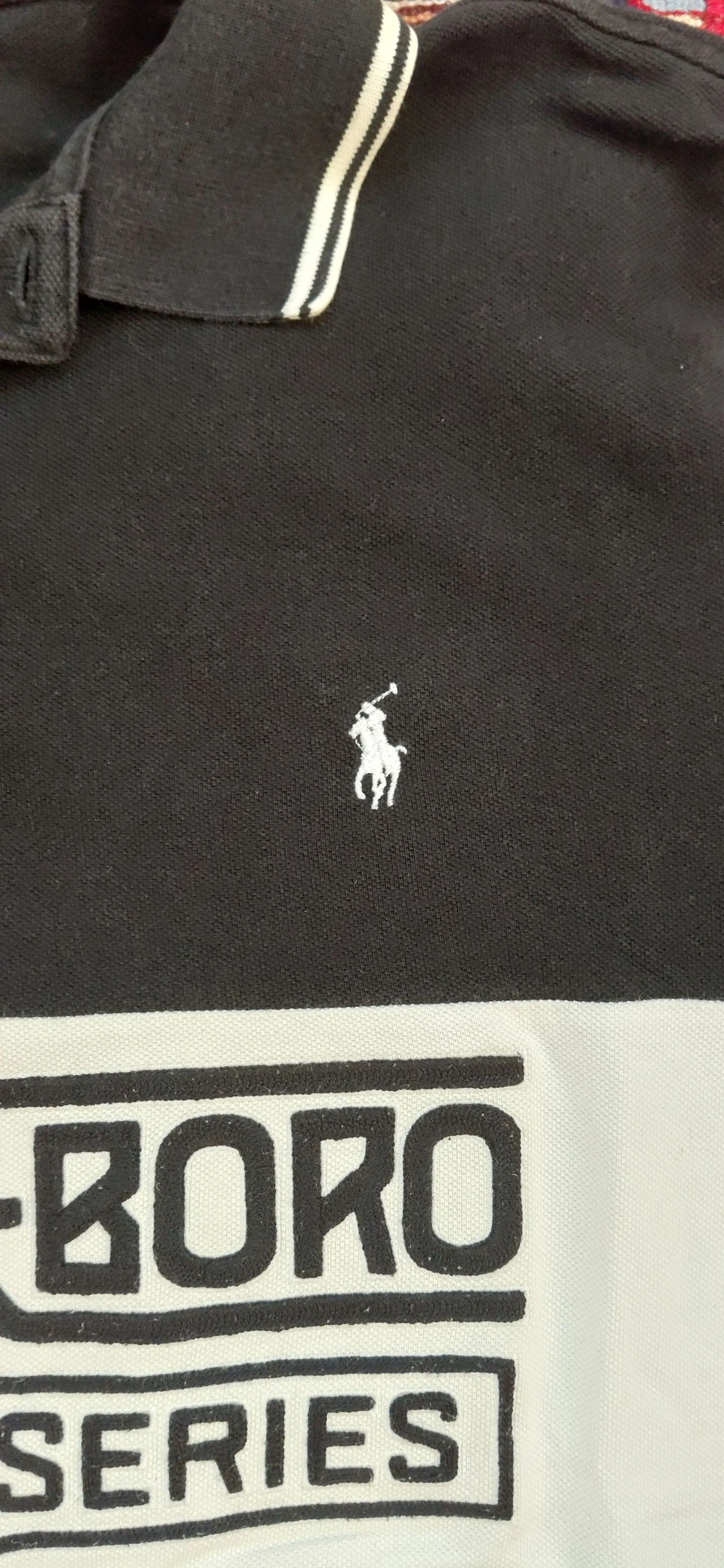 Polo Ralph Lauren Interboro Cycling Negro & Blanco – Talla M – 100% Auténtico – Muy buen estado – photo 4